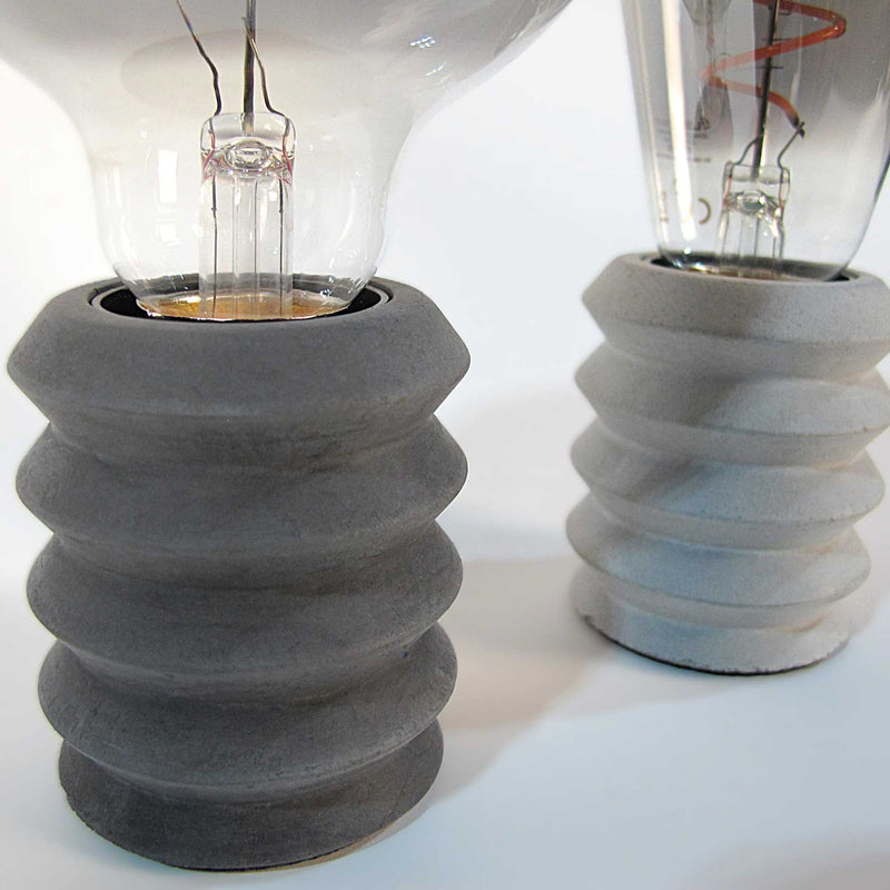 Jiro Concrete Table Lamp - Handmade with Dimmable LED Compatibility — Ansicht 4