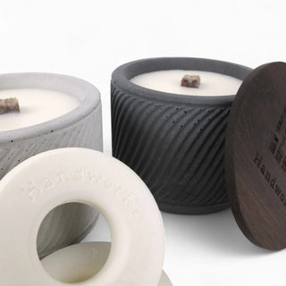 Brandy | Wachsfresser Ø10cm aus Beton – Nachhaltig | Modern | Handgefertigt