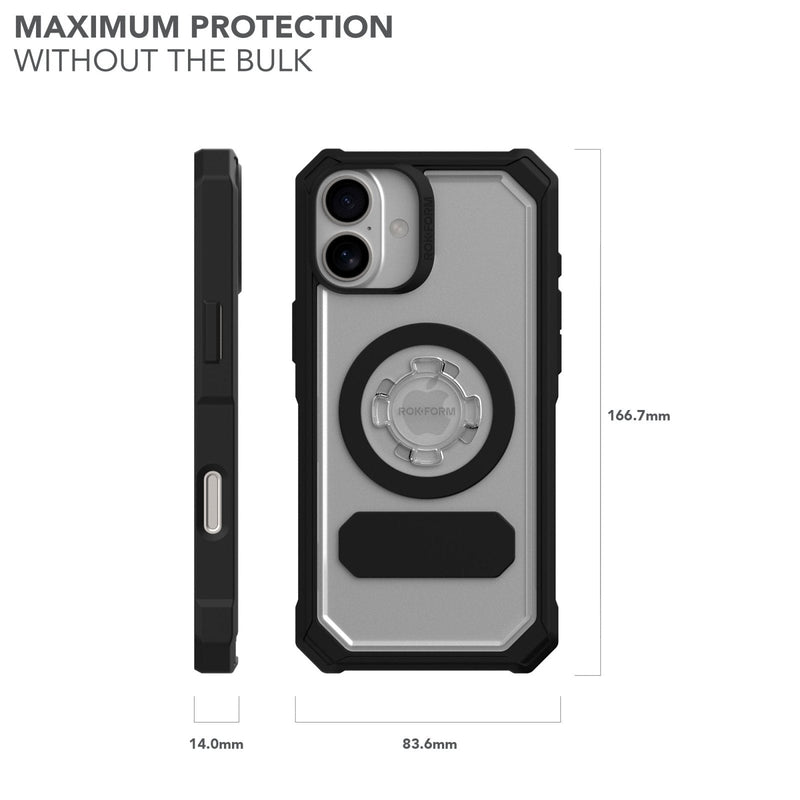 Crystal Clear Protective iPhone 16 Plus Case with MagSafe Compatibility — Ansicht 5