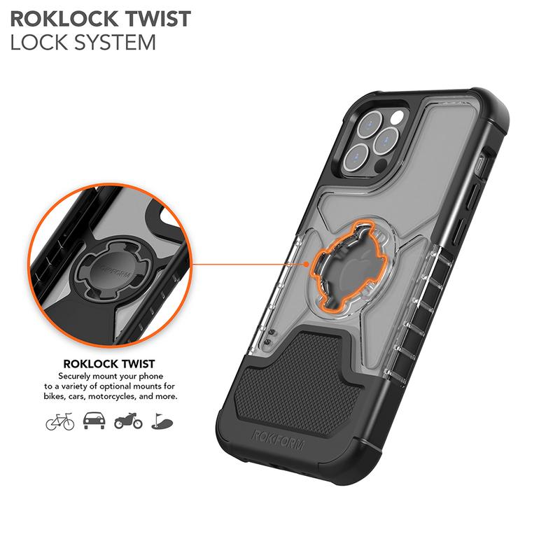 Rokform Crystal Protective iPhone 12/12 Pro Case with Magnetic Mounting — Ansicht 5