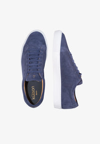 kūlson Sneakers navy suede handmade Portugal recycled sole — Ansicht 3