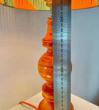 70er Jahre Keramiklampe mit Pop Art String-Schirm — Ansicht 6
