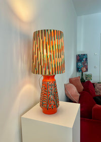 Seltene Uebelacker Vasenlampe – Keramik Tischlampe 1960er/70er — Ansicht 1