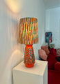 Seltene Uebelacker Vasenlampe – Keramik Tischlampe 1960er/70er