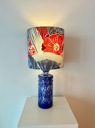 Vintage DDR-Vase als Tischlampe