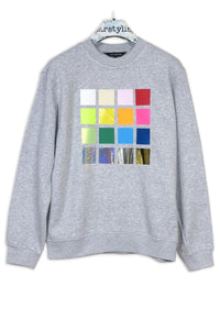 Richter Sweater Multicolor Squares Unisex Hoodie — Ansicht 2