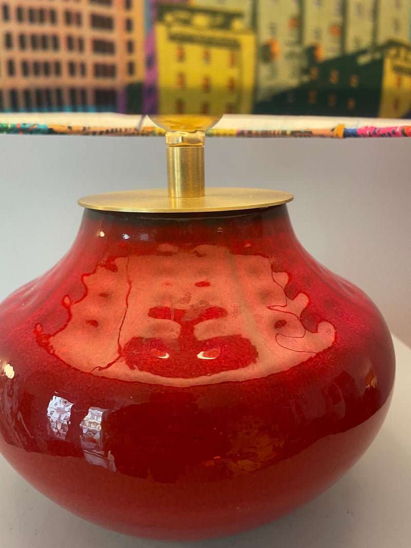 Kabellose Vasenlampe - Bückeburg Keramik - Kugellampe | 36 cm — Ansicht 5
