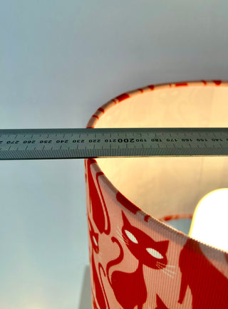 70er Jahre MCM Akzentlampe aus Jasba Vase