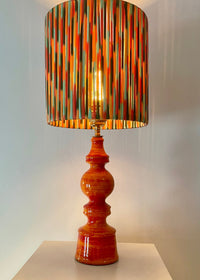 Kleine 70 Jahre Stehlampe mit Pop Art String Schirm — Ansicht 1