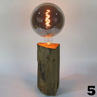 Rökkri Dimmable Oak Table Lamp Handmade — Ansicht 6