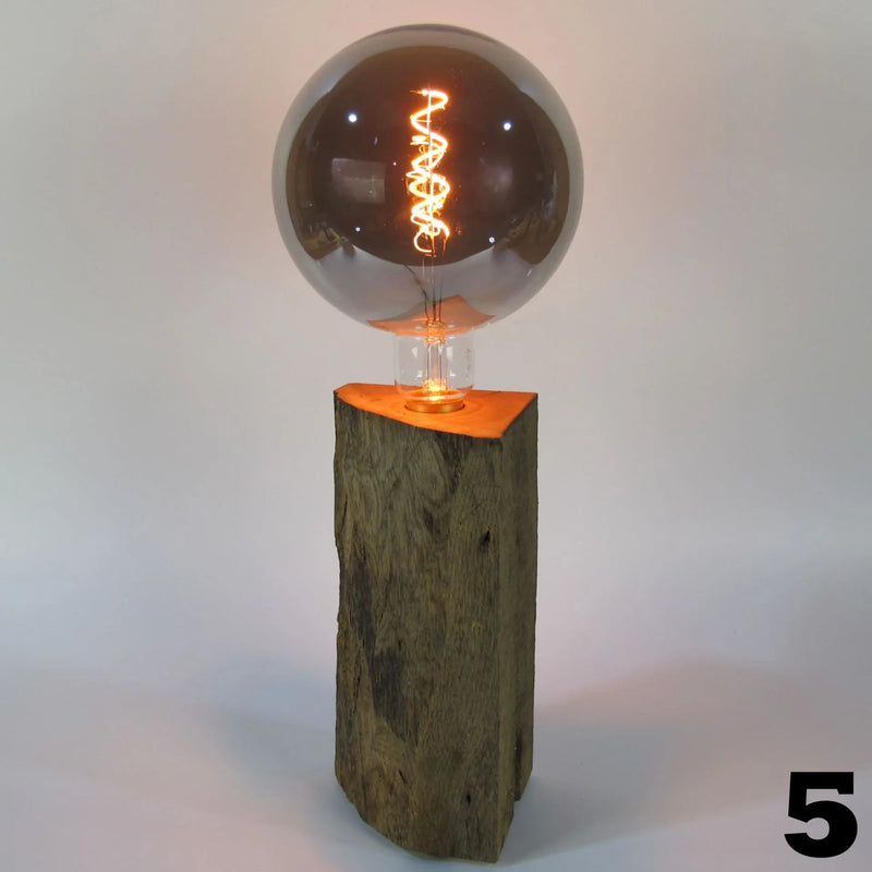 Rökkri Dimmable Oak Table Lamp Handmade — Ansicht 6