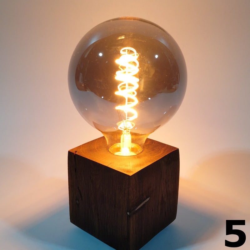 Skumring Table Lamp Smoked Oak 9x9cm handmade — Ansicht 11