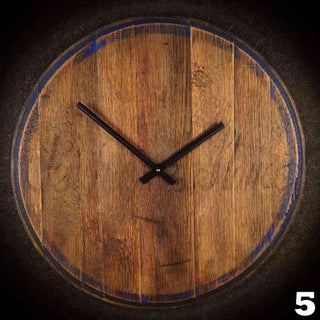 Viini Kello – Wanduhr aus Weinfassdeckel | Nachhaltig | Handgefertigt | Made in Germany