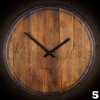 Viini Kello – Wall clock made from a wine barrel lid | Sustainable | Handmade | Made in Germany