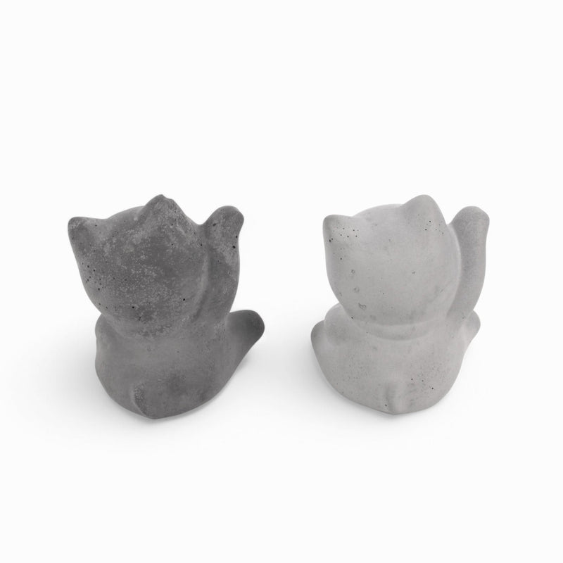 Mia | Katze aus Beton – Handgefertigt, Minimalistisch, Grau & Anthrazit — Ansicht 5