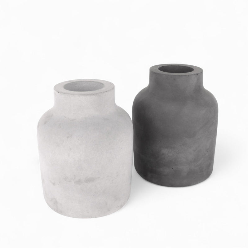 Suuri Vase Beton wasserdicht Grau Anthrazit moderne Wohn-Deko — Ansicht 5