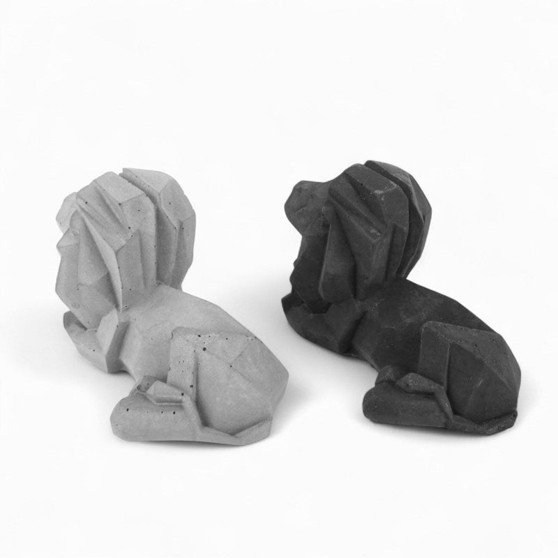 Lion Löwe made of Concrete – Architectural Design — Ansicht 5