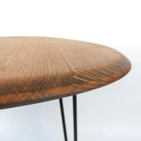 Couchtisch aus Weinfassdeckel Ø54cm „Duero Baños de Valdearados“ – Handgefertigt — Ansicht 5