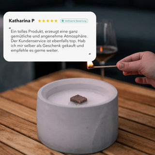 CLARUS | Dauerkerzen 3er-Set | Windresistent & nachhaltig