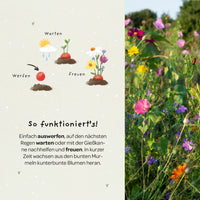 5 flower marbles in a bag for school enrollment "Finally a Schoolchild" — Ansicht 3
