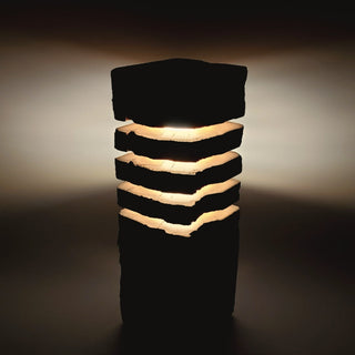 Torn 3 Stehlampe – Designerstück | recyceltes Holz | handgefertigt