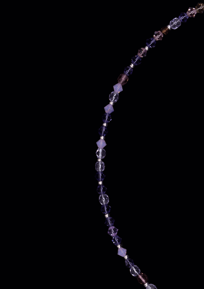 Elena Pearl Necklace - Miyuki & Swarovski Pearls | Handmade | Adjustable