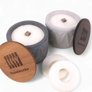 Fuoco | Wachsfresser Ø10cm aus Beton – Nachhaltig | Stilvoll | Funktional