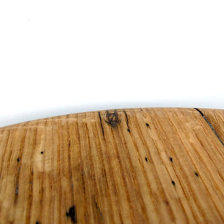 Couchtisch aus altem Whiskyfassdeckel Ø60cm "mini |Z|" – Handgefertigt | Rustikal | Nachhaltig