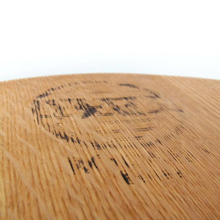 Couchtisch aus altem Weinfassdeckel Ø53cm "Rocaro Wine & Barrels" – Handgefertigt | Rustikal | Nachhaltig