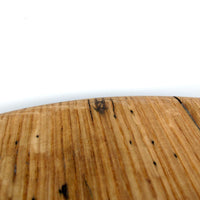Coffee Table mini |Z| Whisky Barrel Lid Ø60cm Oak Wood Handmade — Ansicht 5
