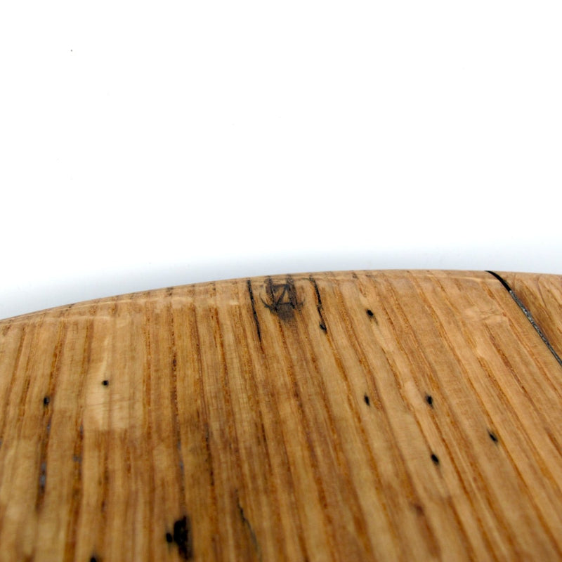 Coffee Table mini |Z| Whisky Barrel Lid Ø60cm Oak Wood Handmade — Ansicht 5