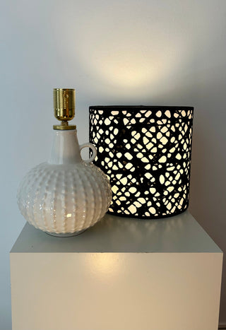 Seltene Jasba Tischlampe mit Japanschirm