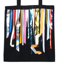 Foil Stripes Big Bag – 100% Cotton Multicolor Shopper Bag — Ansicht 2