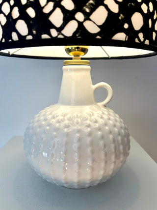 Seltene Jasba Tischlampe mit Japanschirm