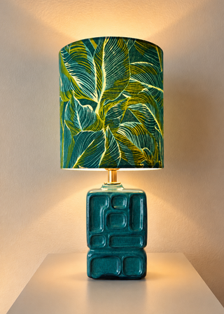 VEB Strehla Vasenlampe - Upcykling zu einer kabellosen Tischlampe mit LED Leuchtmittel aus original Vase der 60er Jahre - DDR Design - East German Pottery