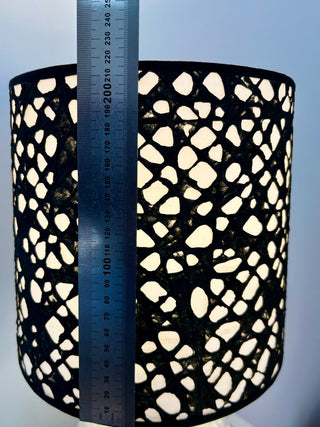 Seltene Jasba Tischlampe mit Japanschirm