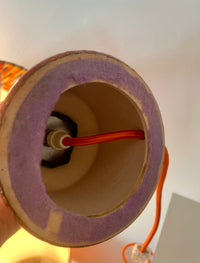 Kleine 70 Jahre Stehlampe mit Pop Art String Schirm — Ansicht 12