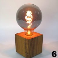 Skumring Bedside Lamp Oak Dimmable Handmade — Ansicht 9