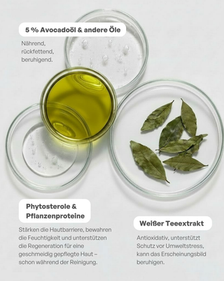 Avo Dream Cleansing Gel | Sanfte Reinigung | Mit Avocadoöl & Weißem Tee