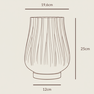 Cora | 3D-printed lamp | Sculptural design &amp; warm light