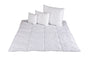 HCS Blanket Mario Mono Hotel Collection - Microfiber Polyfill, White, Quilted
