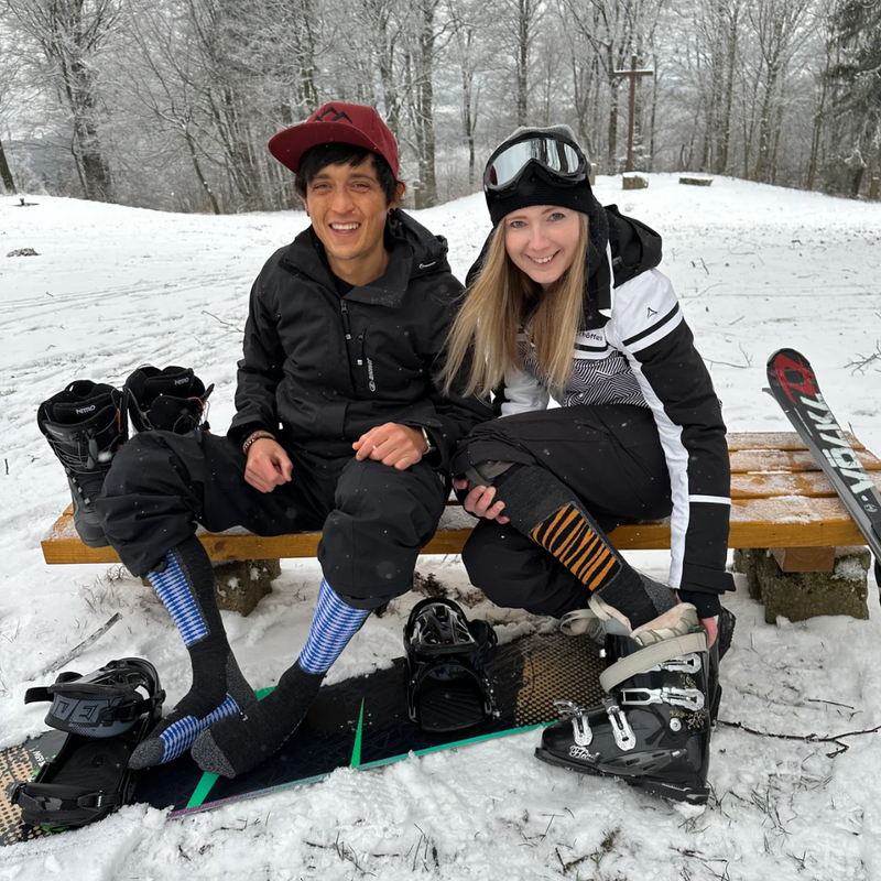 Ski-Socken Fahrenberg – Merinowolle & Blasenschutz | Made in Italy — Ansicht 6