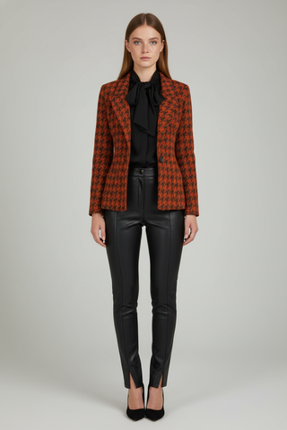 Hose Loren – Ananasleder | Slim-Fit | Vegan & elegant