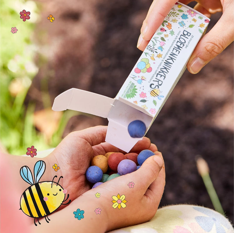 Bloemenknikkers – Handmade Seed Bombs with Natural Dyes — Ansicht 2
