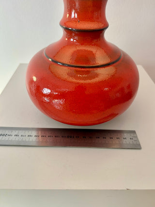 70er Jahre MCM Akzentlampe aus Jasba Vase