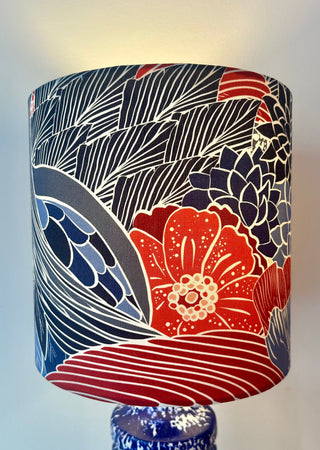 Vintage DDR-Vase als Tischlampe