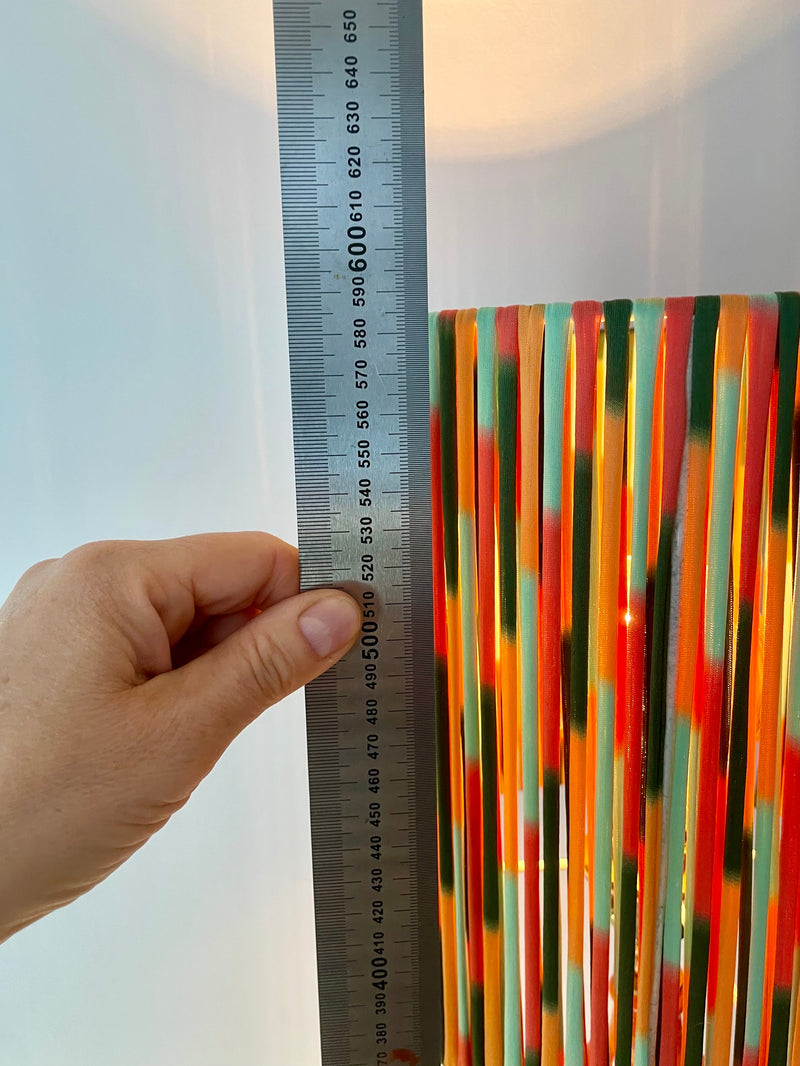 Kleine 70 Jahre Stehlampe mit Pop Art String Schirm — Ansicht 14