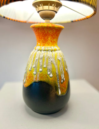 Bay Keramik Vase Design Bodo Mans - Opt Art  / Pop Art