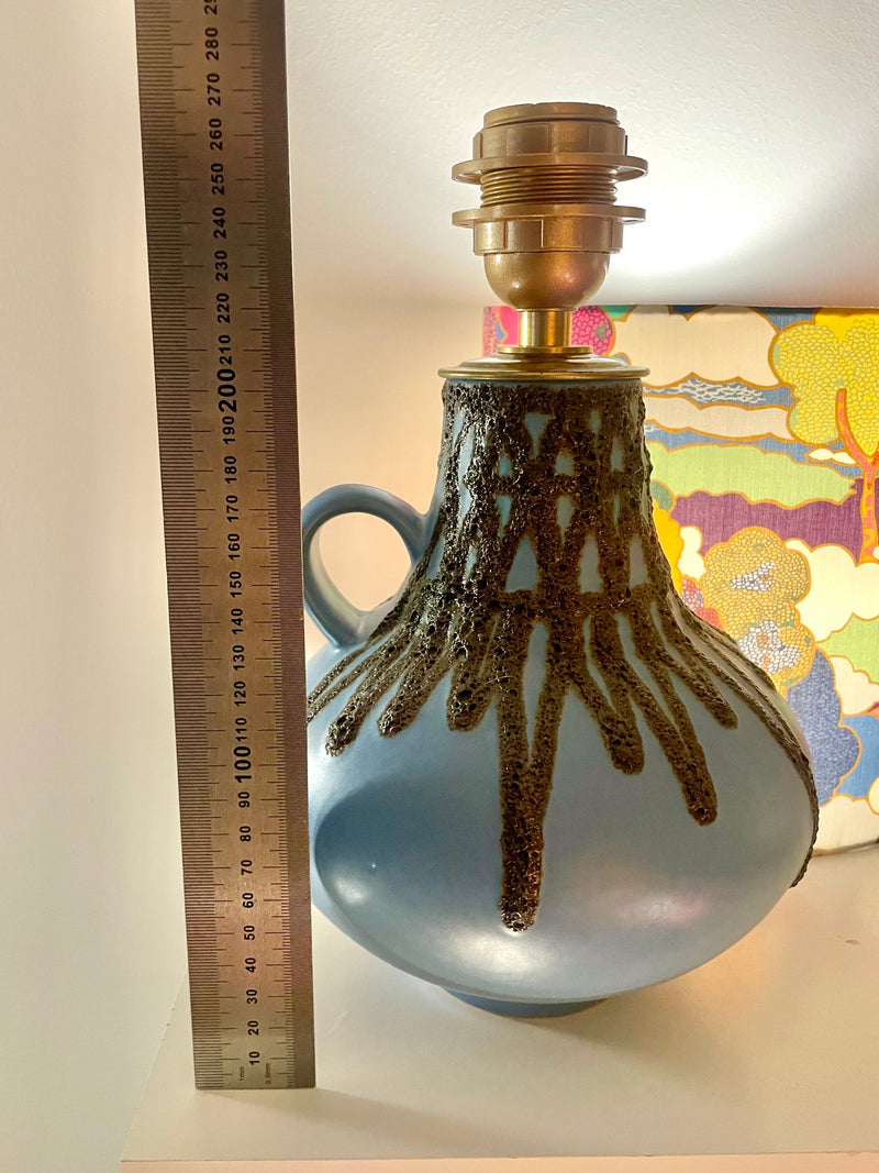 The Archive Collection: Kabellose Fohr Vasenlampe mit Lampenschirm aus Liberty-Reprint „Prospect Road“ — Ansicht 12
