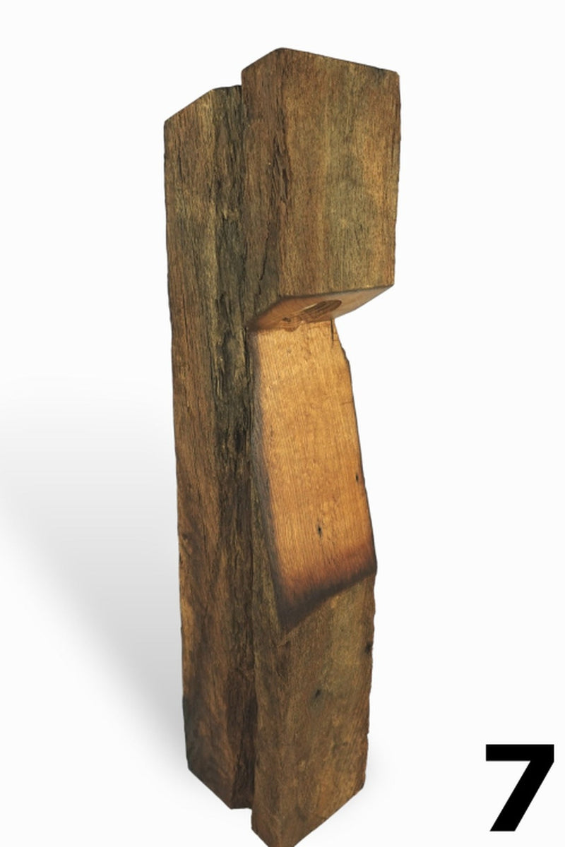 Nüri Path Light – Garden lamp handcrafted from reclaimed wood — Ansicht 33